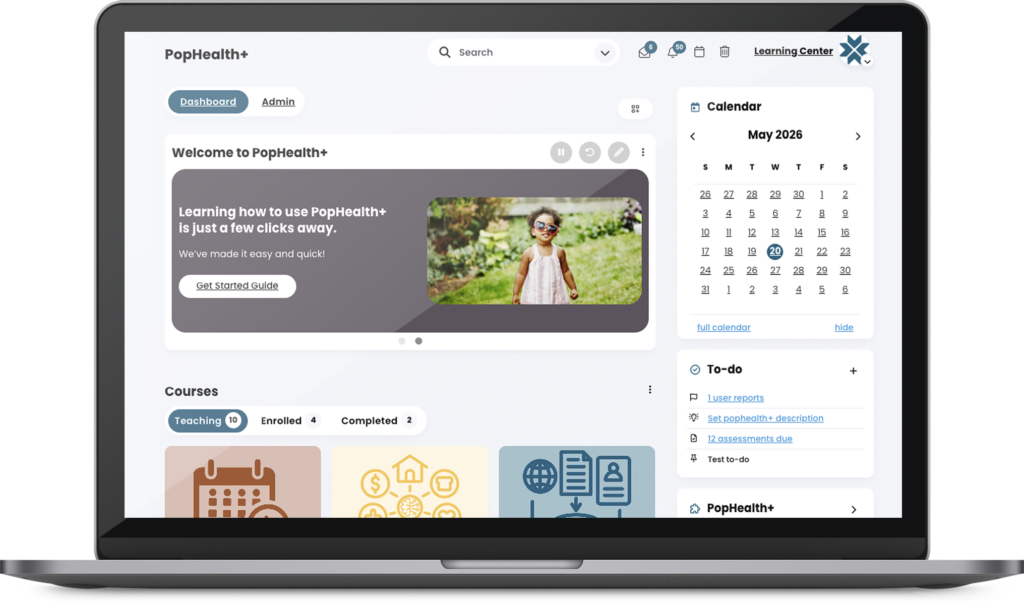 Pophealth+ Mockup